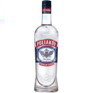 Poliakov vodka pure grain triple distilled 70cl 37.5%vol