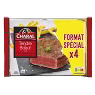 Tendre de boeuf x4 400g Charal