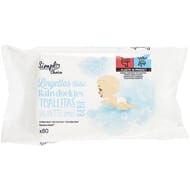 Simpl choice lingettes bébé à l'aloe vera x80