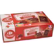 Carrefour classic' biscuits tablette chocolat noir 250g