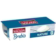 Soignon yaourt au lait de brebis nature 8x110g