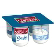 Soignon yaourt brassé au lait de brebis nature 4x110g