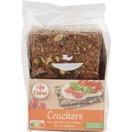 Carrefour extra crackers graines de courge lin sésame 175g