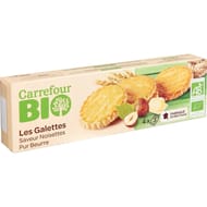 Carrefour bio galettes saveur noisettes 100g