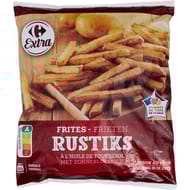 Carrefour extra frites rustiks à l'huile de tournesol 500g