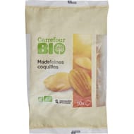 Carrefour bio 10 madeleines coquilles 250g