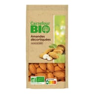 Amandes décortiquées 200g Carrefour BIO