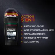 L'oréal men expert anti-transpirant bille 5en1 carbon protect 48h 50ml