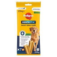 Pedigree dentastix pour chien (25kg et +) bâtonnets au poulet 270g