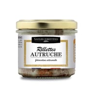 Rillettes d'autruche nature 90g Saveurs forestières