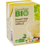 Carrefour bio crème dessert soja vanille bio 530g