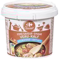 Carrefour classic' fond saveur veau dégraissé boîte 100g