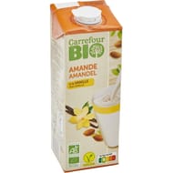 Carrefour bio boisson amande à la vanille 1l