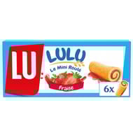 Lu miniroulés à la pulpe de fraise 150g