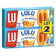 Lu Barquette abricot 3 chatons x2 240g