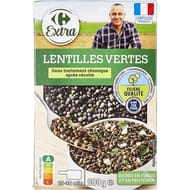 Carrefour lentilles vertes Filière qualité 500g