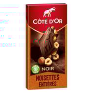 Côte d'or noir noisettes entières 180g