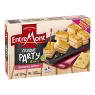 Entremont 18 croques party emmental jambon 190g