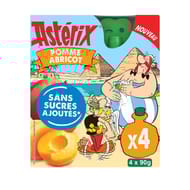 Les vergers de chateaubourg compotes astérix goudes pommes abricots sans sucres ajoutés x4 - 360g
