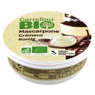 Carrefour Bio Mascarpone Crémeux Bio 250g