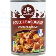 Carrefour classic' poulet basquaise 400g