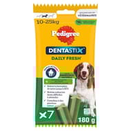 Pedigree dentastix fresh chien (10-25kg) bâtonnets au poulet 180g