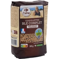 Carrefour extra pâtes coquillette blé complet 500g