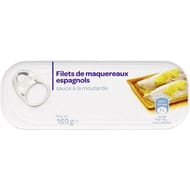 Filets maquereaux sauce moutarde 169g
