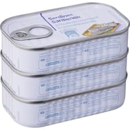 Sardines à l'huile de tournesol  3 X 88G