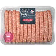 Chipolatas x12 660g Carrefour le marché