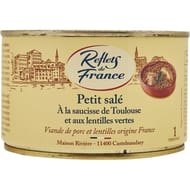 Reflets de France plat cuisiné petit salé lentilles 420g