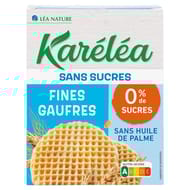 Karéléa fines gaufres sans sucres 140g