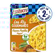 Lustucru doypack les riz gourmands façon paella veggie 220g