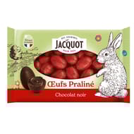 Jacquot sachets oeufs praliné noir 100g