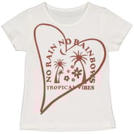 Tee shirt manches courtes fille ECRU 6 ANS