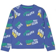 Sweat shirt garçon BLEU MOYEN 12 ANS
