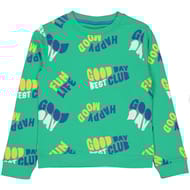 Sweat shirt garçon VERT 12 ANS