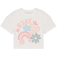 Tee shirt manches courtes fille BLANC 14 ANS