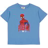 Tee shirt manches courtes licences garçon BLEU SPIDERMAN 8 ANS