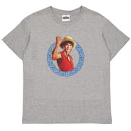 Tee shirt manches courtes one piece garçon GRIS CHINE ONE PIECE 12 ANS