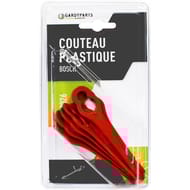 Lot de 10 couteaux plastique