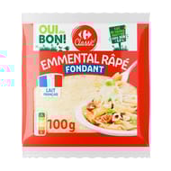Carrefour Classic' fromage râpé emmental sans omg 100g