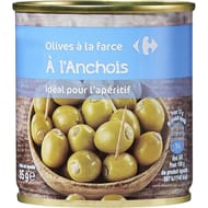 Carrefour classic' olives farce aux anchois 85g