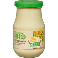 Carrefour bio mayonnaise à la moutarde de dijon bio 238g
