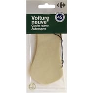 Carrefour désodorisant voiture plaquette parfum voiture neuve