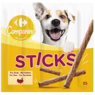 Companino récompense pour chien sticks à la dinde x5 - 50g
