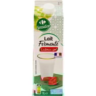 Carrefour sensation lait fermenté leben brique 1l