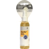Carrefour spray désodorisant 2 en 1 parfum vanille 60ml