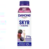 Skyr Danone à boire 0%mg fruits rouges 270g