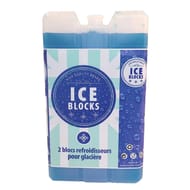 Lot d'accumulateurs de froid 2x200 gr transparent liquide bleu